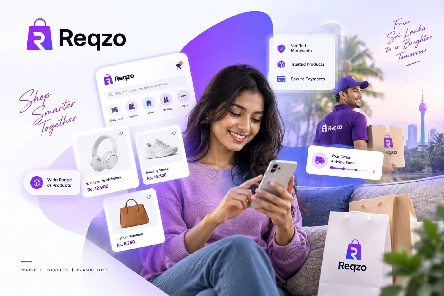 Reqzo Sri Lanka Multi-Vendor Marketplace - Curated Discovery